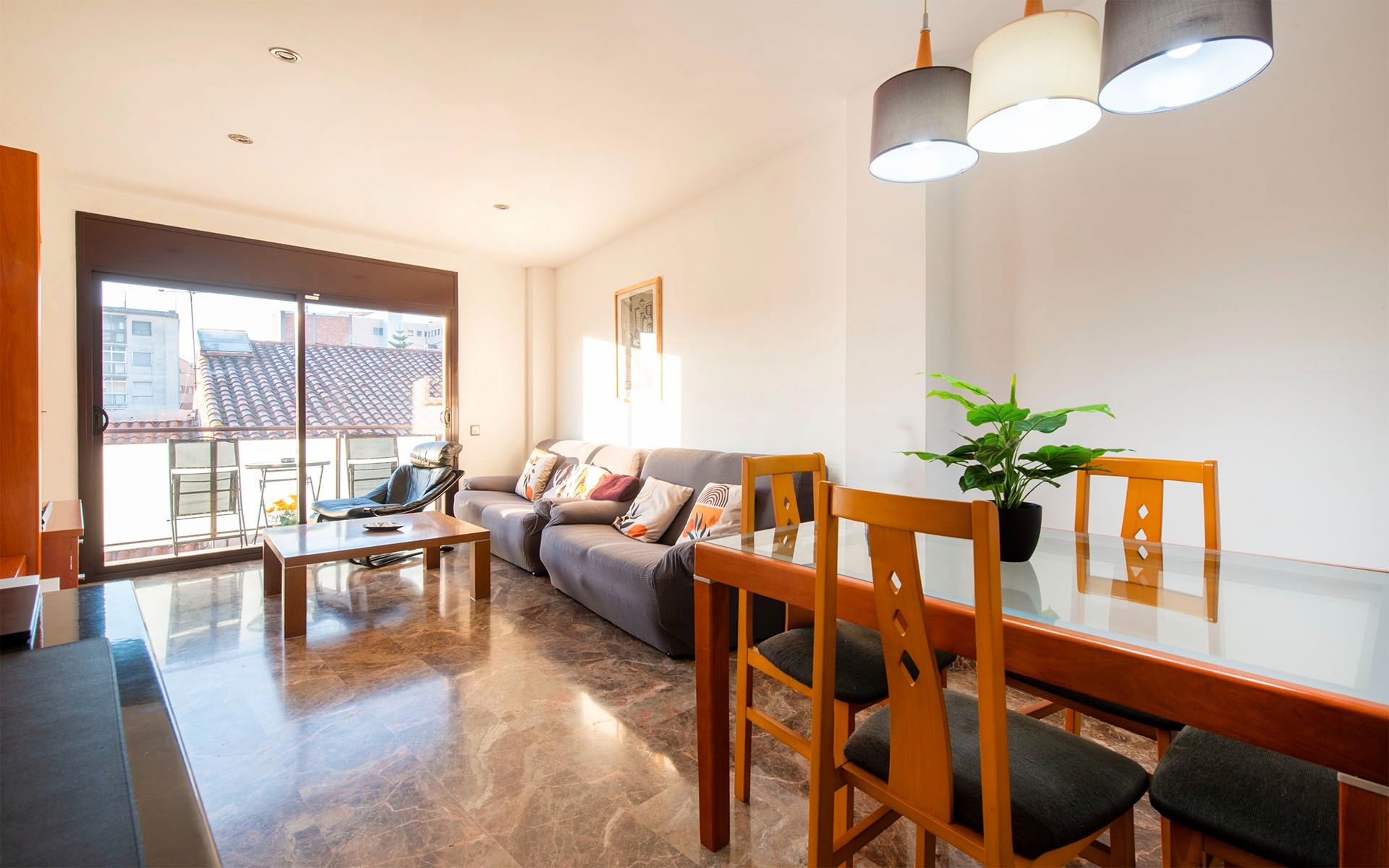 Living room of Flat for sale in Mollet del Vallès  with Air Conditioner, Heating and Terrace