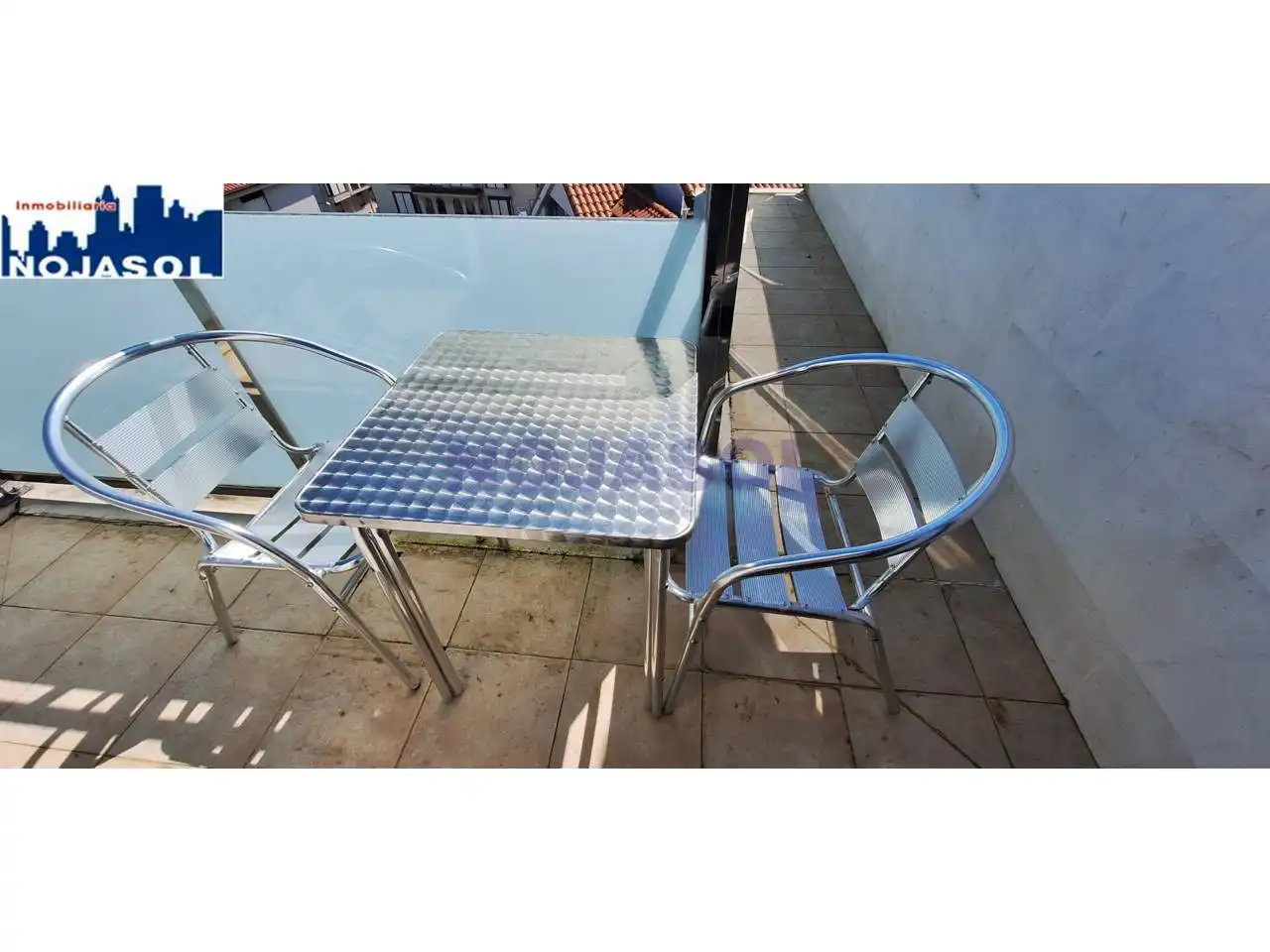 Terrasse von Dachboden zur Miete in Noja mit Heizung, Terrasse und Abstellraum