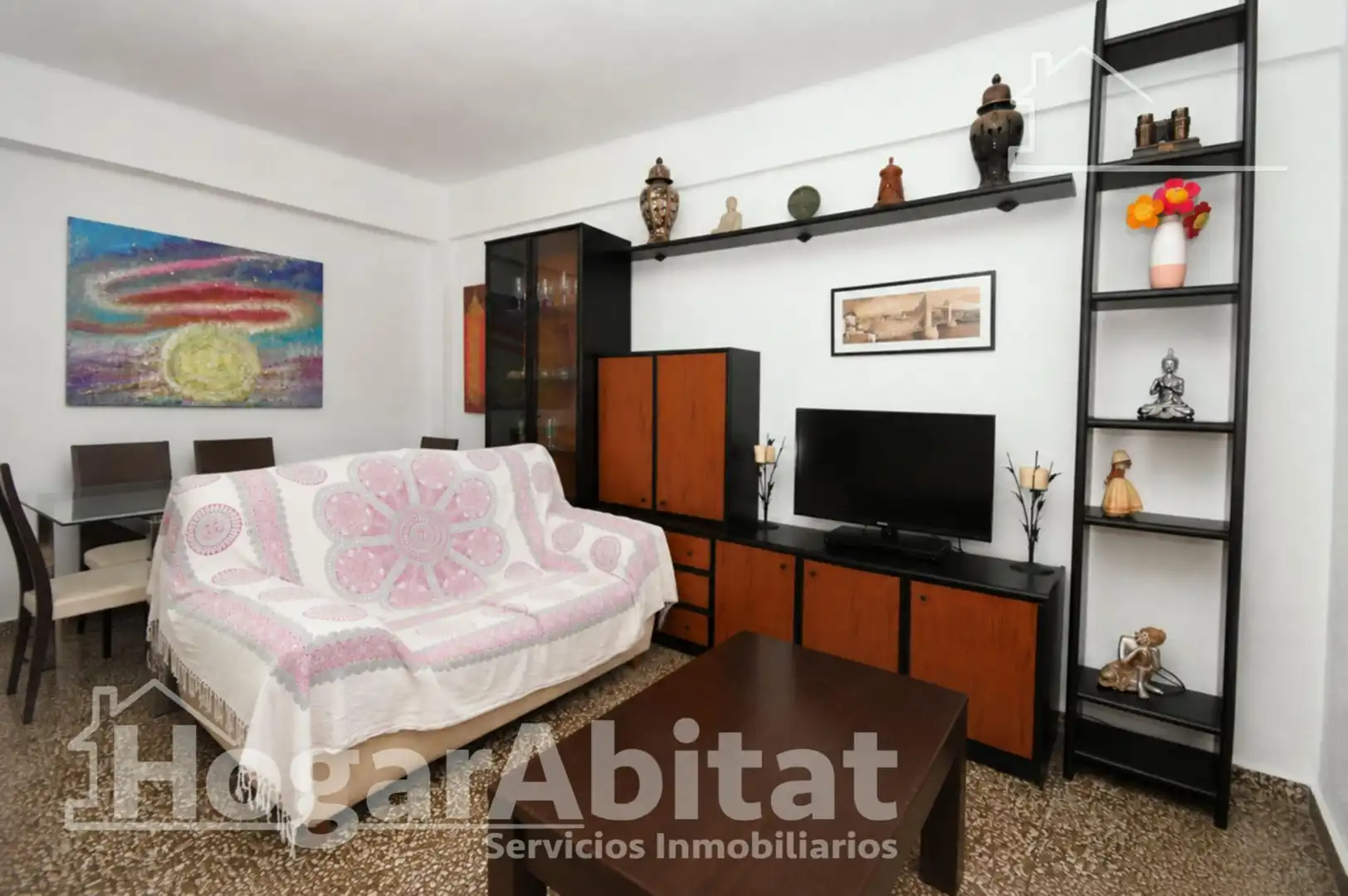 Sala de estar de Piso en venta en Valencia con Aire acondicionado, Calefacción y Terraza