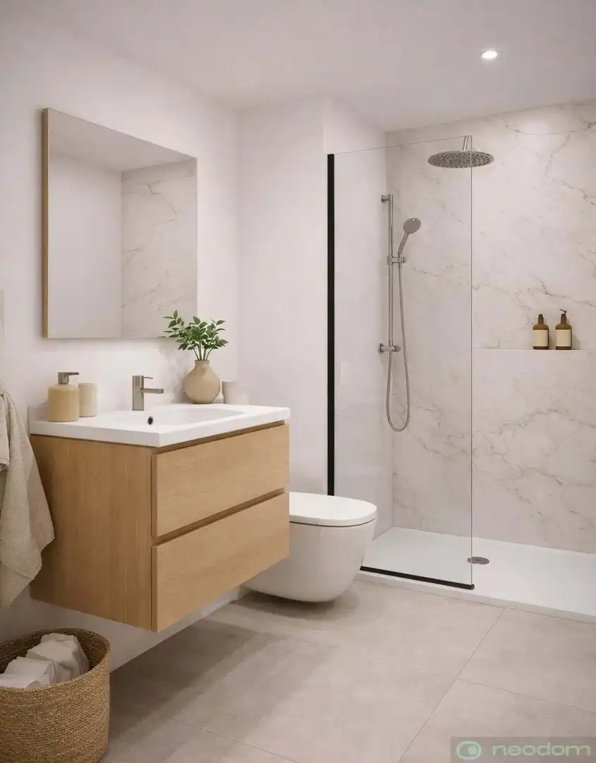 Baño de Casa o chalet en venta en Mazarrón con Aire acondicionado, Terraza y Piscina