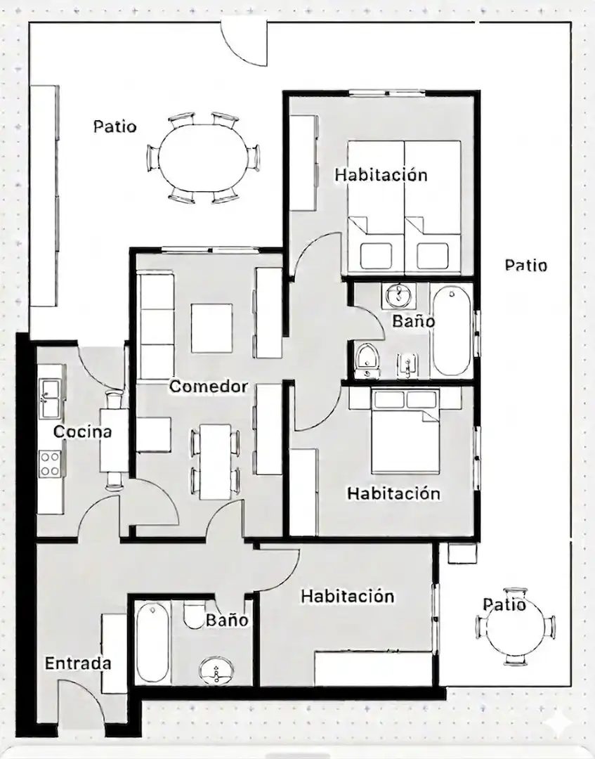 Wohnung zum Verkauf in Dénia mit Terrasse und Schwimmbad