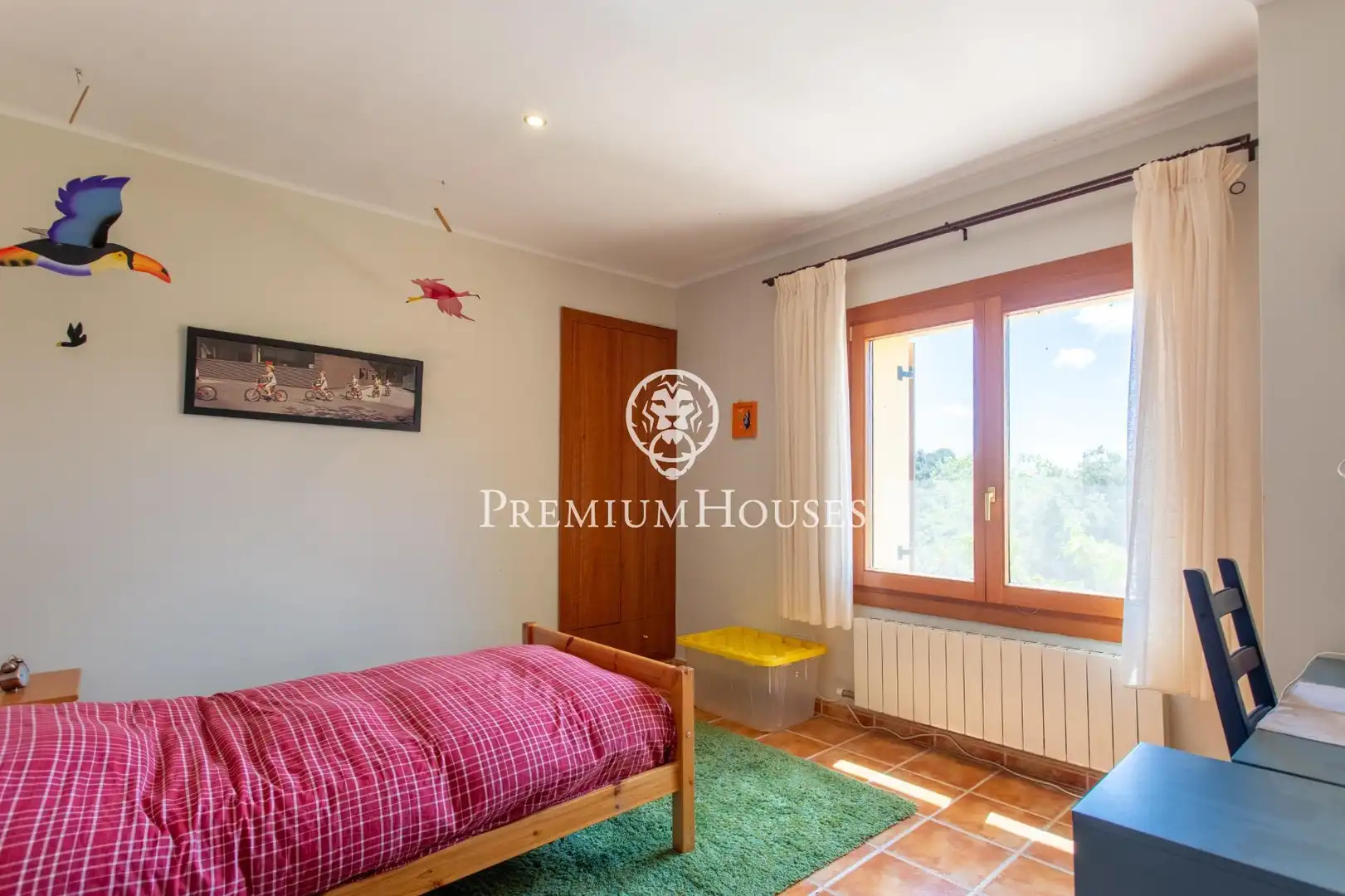 Habitación de Finca rústica en venta en Sant Iscle de Vallalta con Calefacción, Jardín privado y Terraza