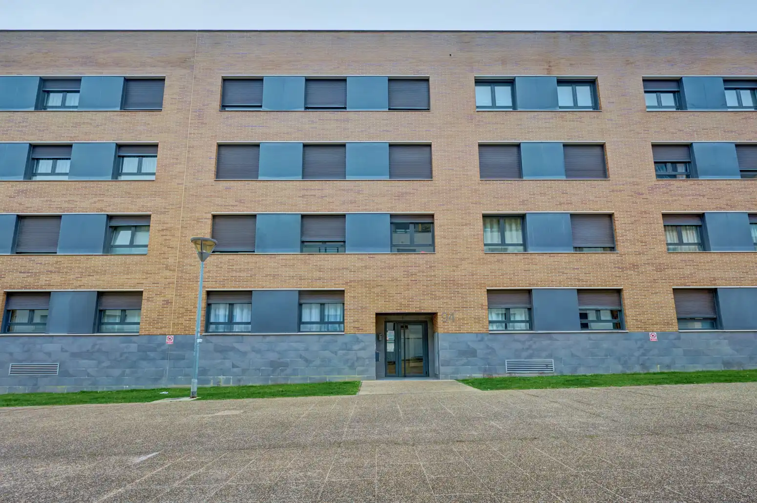 Exterior view of Flat for sale in  Pamplona / Iruña  with Heating, Private garden and Parquet flooring