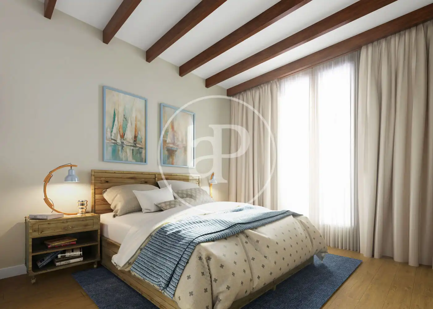 Habitación de Casa adosada en venta en Badalona con Aire acondicionado, Calefacción y Terraza