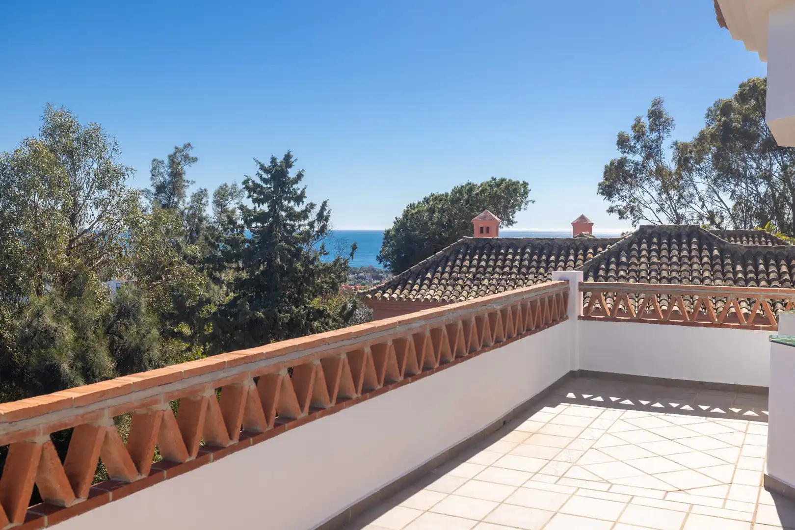 Terrassa de Casa o xalet en venda en Marbella amb Aire condicionat, Jardí privat i Terrassa