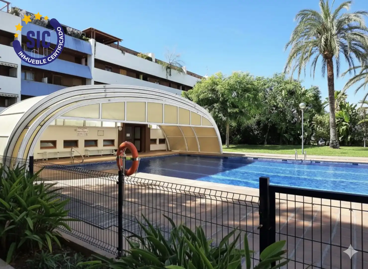 Swimming pool of Flat for sale in Albuixech  with Air Conditioner, Heating and Private garden