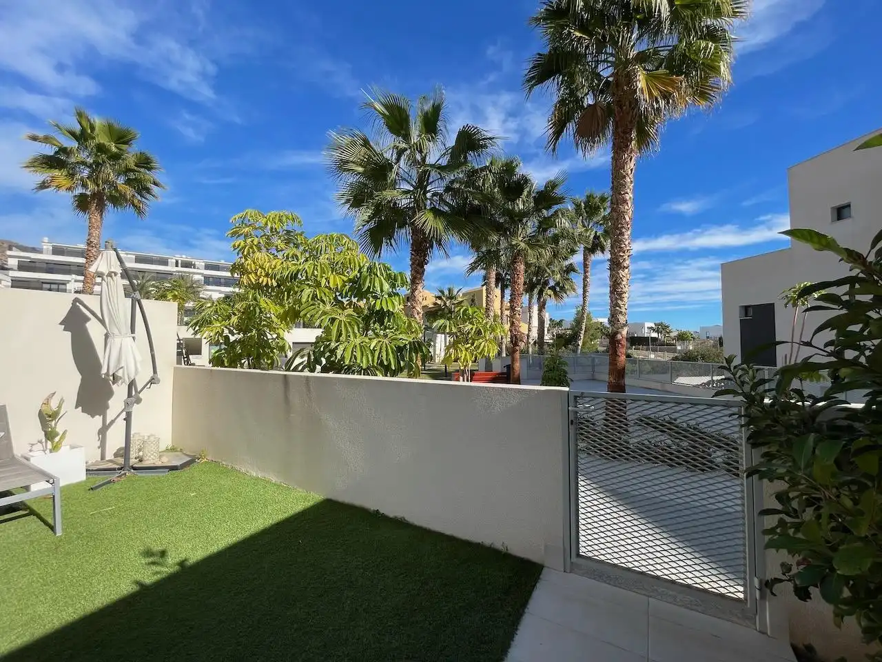 Terrasse von Wohnung zum Verkauf in Finestrat mit Klimaanlage, Heizung und Terrasse