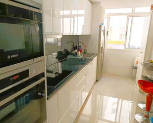 Kitchen of Flat for sale in Gandia  with Air Conditioner and Terrace