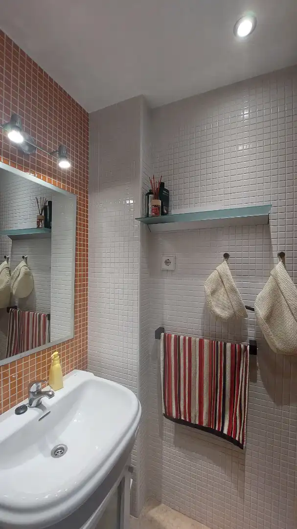 Bany de Apartament en venda en La Manga del Mar Menor amb Aire condicionat, Calefacció i Terrassa