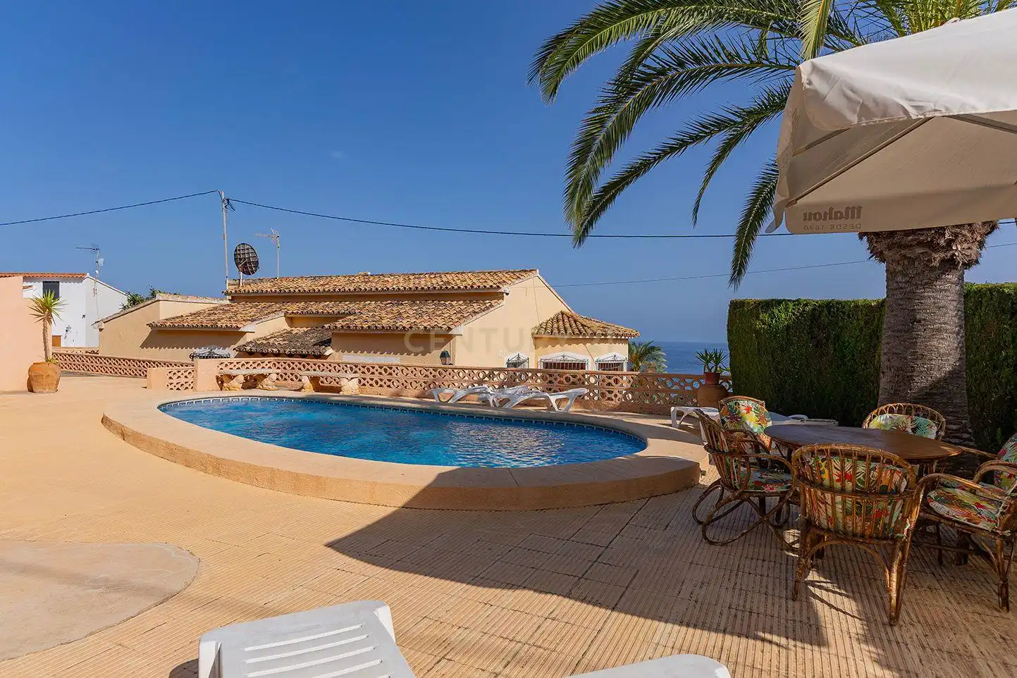 Terrace of Houses for sale in Calpe / Calp  with Private garden, Storage room and Swimming Pool