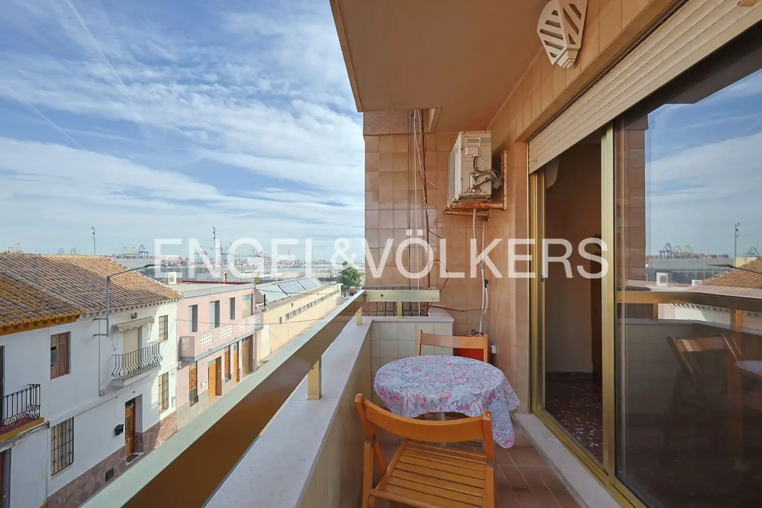 Terrasse von Wohnung zur Miete in Valencia mit Klimaanlage, Heizung und Möbliert
