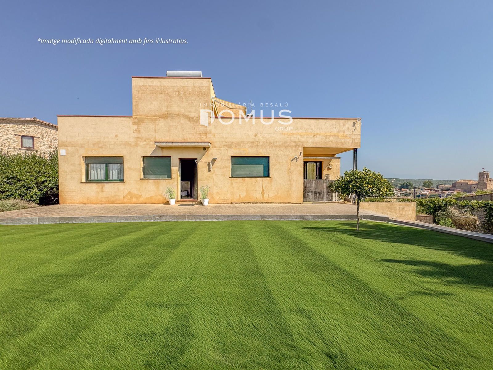 Exterior view of House or chalet for sale in Lladó  with Heating, Private garden and Terrace