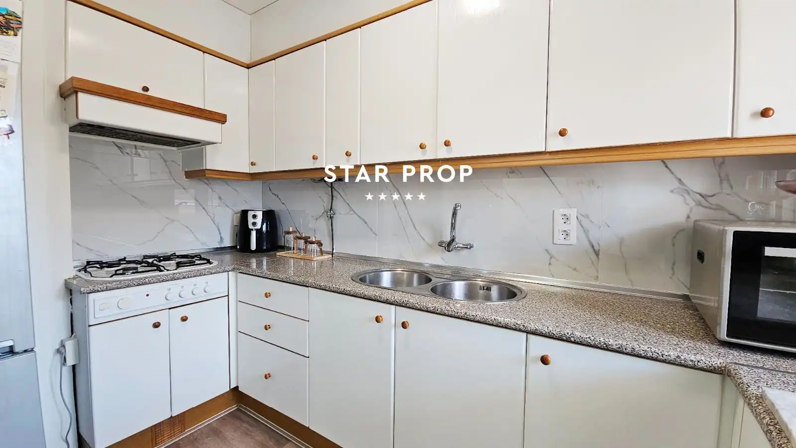 Kitchen of Flat for sale in Roses  with Heating, Terrace and Oven