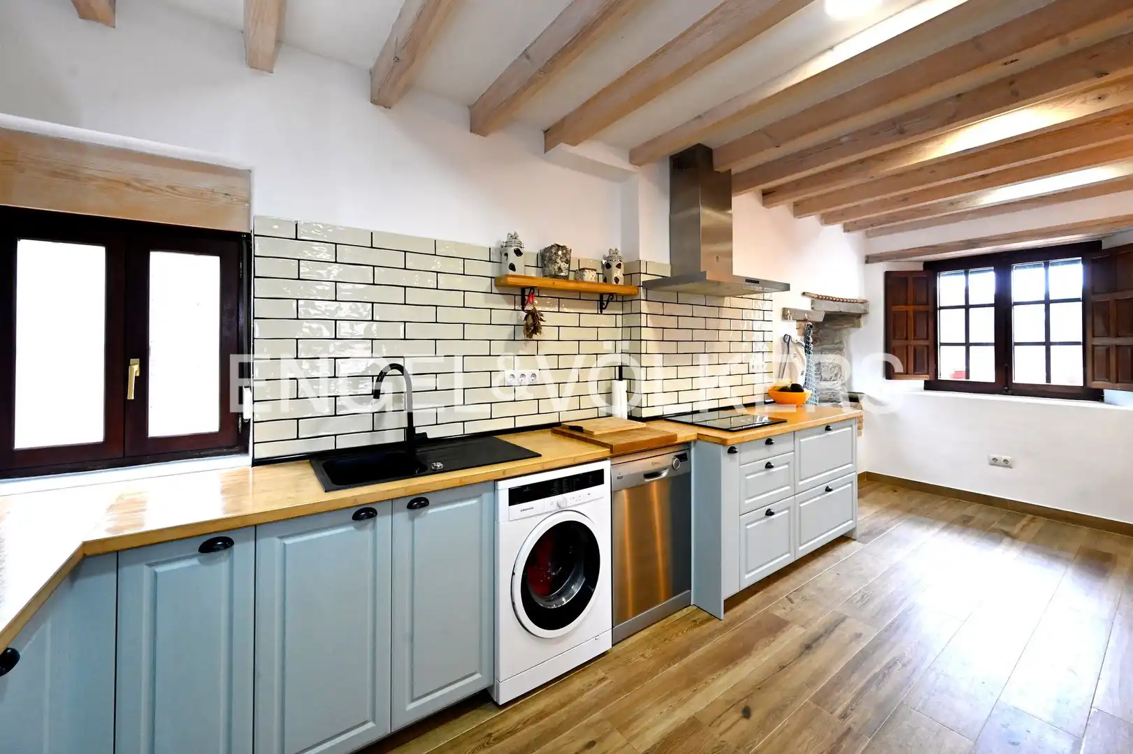 Cocina de Casa o chalet en venta en Suances con Calefacción y Jardín privado