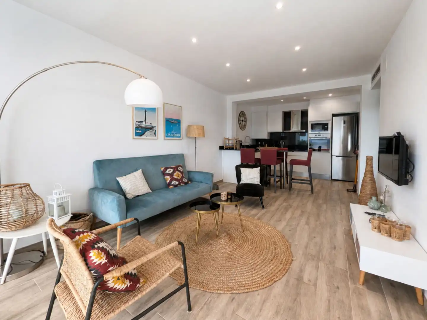 Living room of Flat for sale in Roses  with Air Conditioner, Heating and Terrace