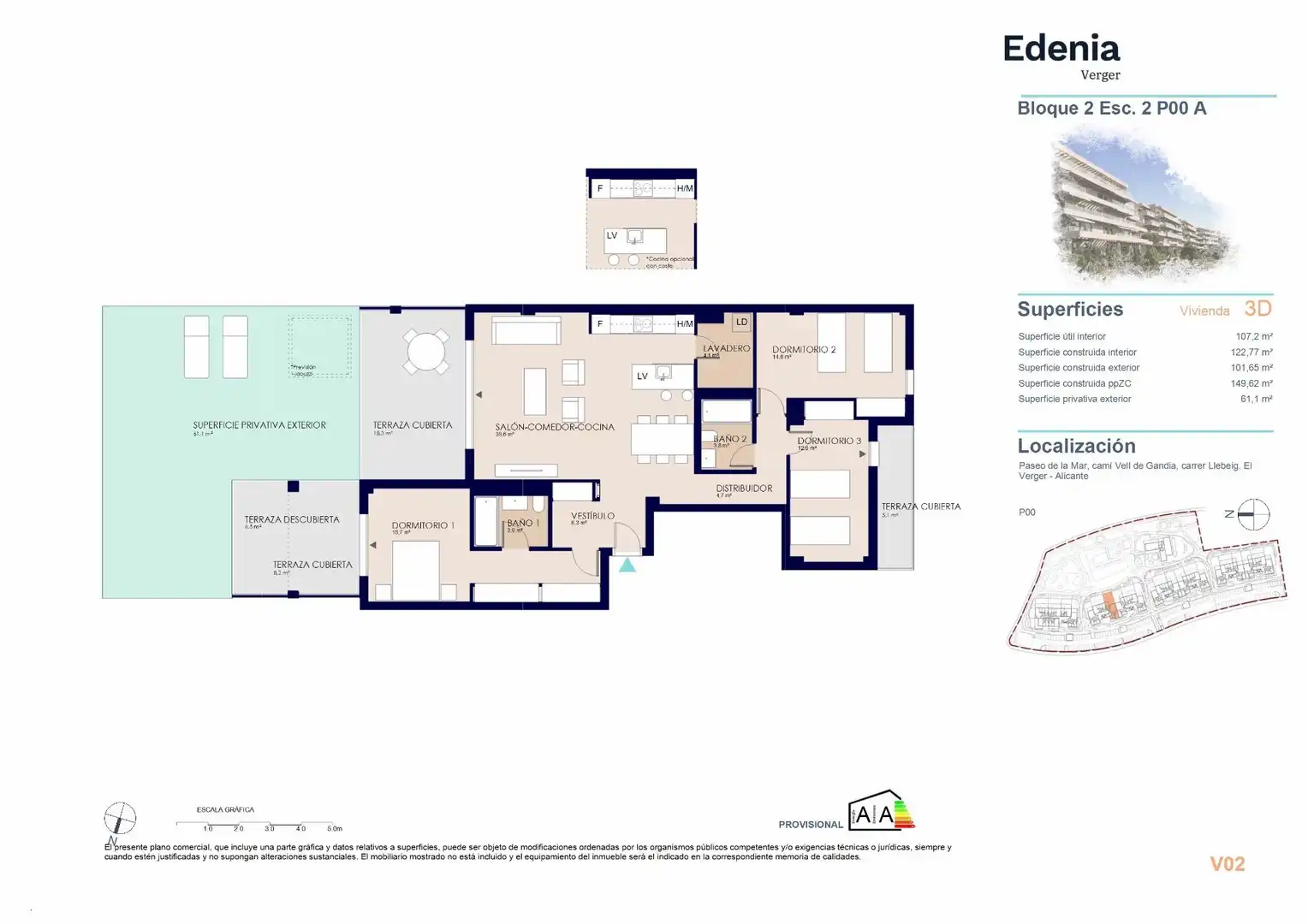 Ground floor with pool for sale in El Verger, imagen 12