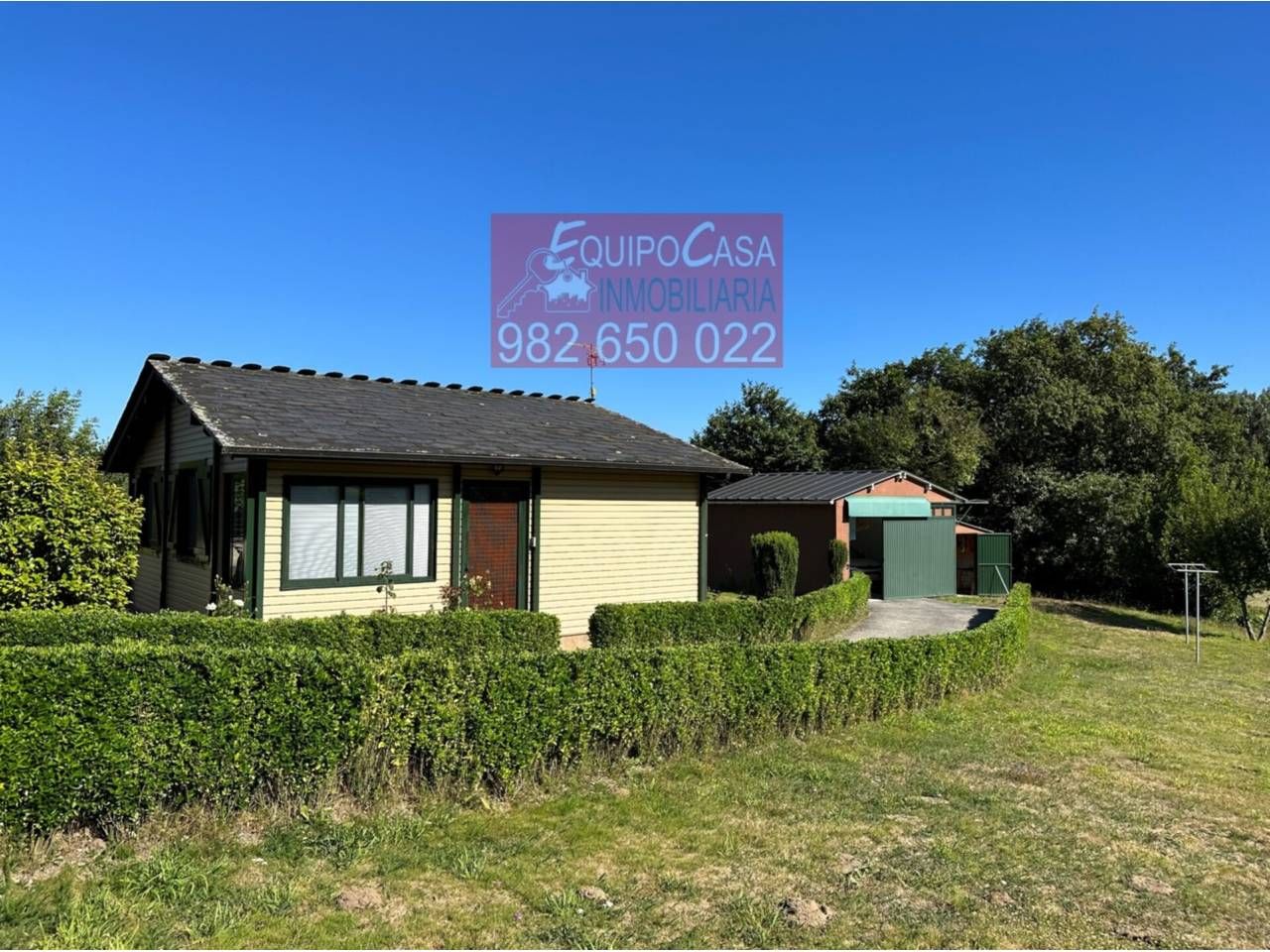 Vista exterior de Casa o chalet en venta en Friol con Calefacción, Jardín privado y Terraza