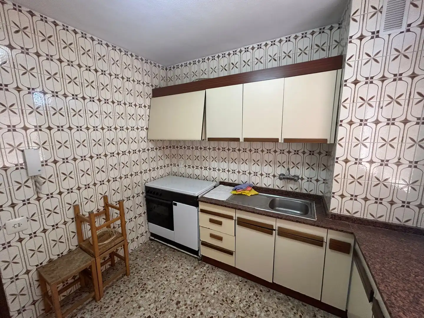 Kitchen of Flat for sale in Murcia  with Storage room, Furnished and Balcony