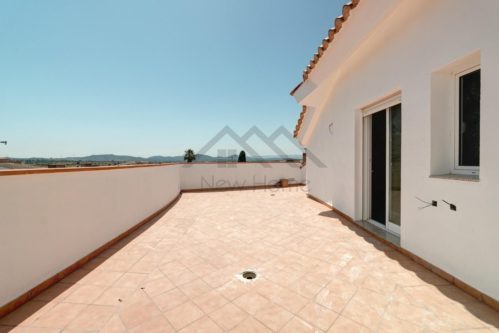 Terrasse von Dachboden zum verkauf in La Pobla de Vallbona mit Klimaanlage, Terrasse und Abstellraum