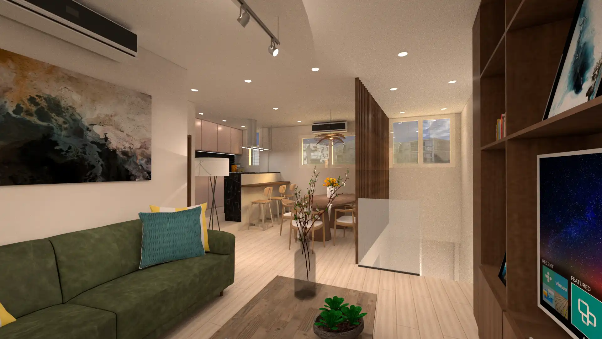 Living room of Duplexes for sale in Boadilla del Monte  with Air Conditioner and Heating