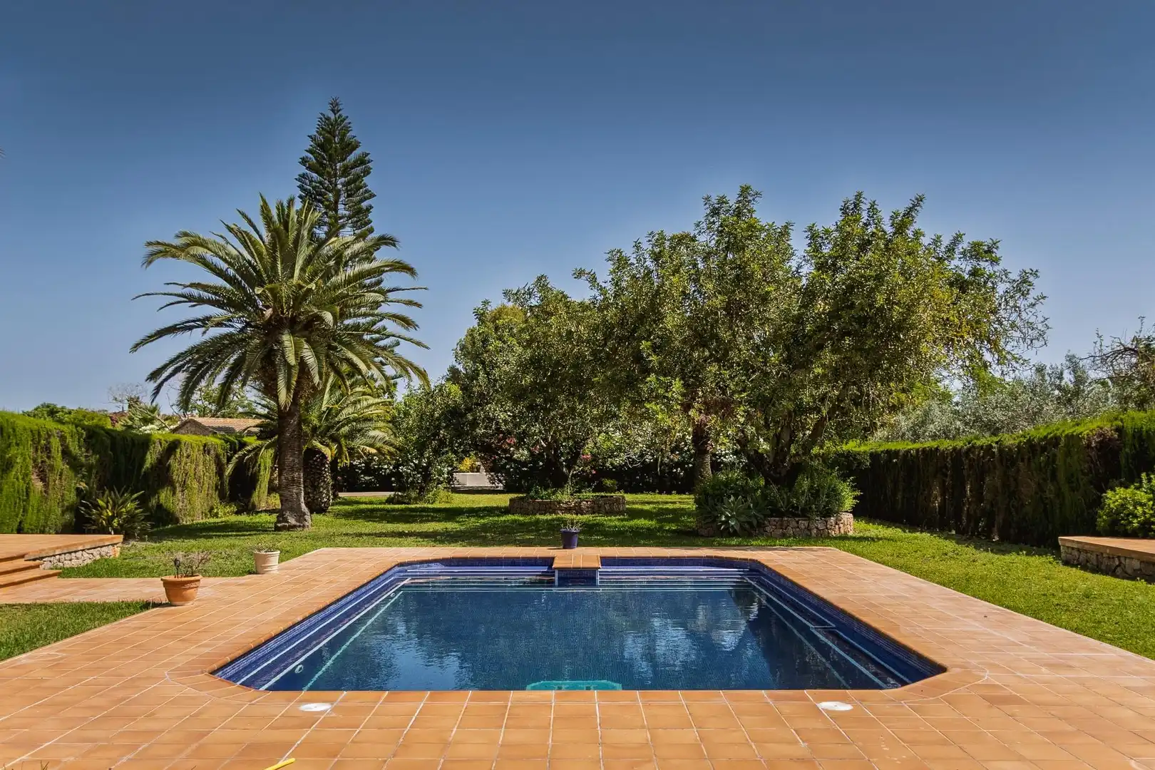 Piscina de Casa o xalet en venda en Pedreguer amb Aire condicionat, Calefacció i Jardí privat