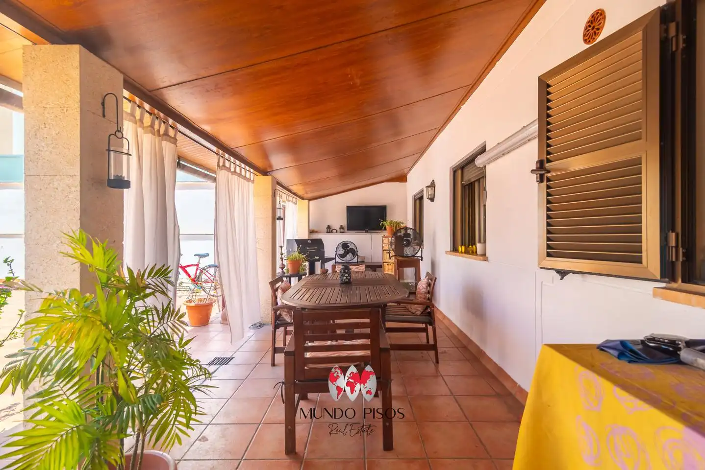 Terrace of Flat for sale in  Palma de Mallorca  with Air Conditioner, Heating and Parquet flooring