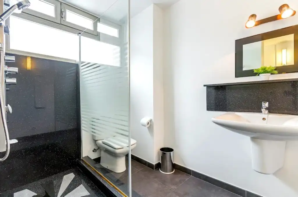 Badezimmer von Maisonette zum Verkauf in Pollença mit Terrasse