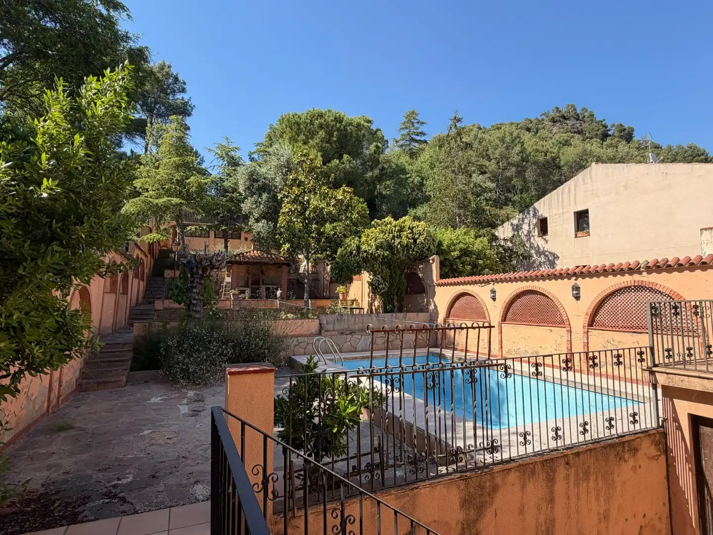 Piscina de Finca rústica en venda en Vacarisses amb Calefacció, Jardí privat i Terrassa