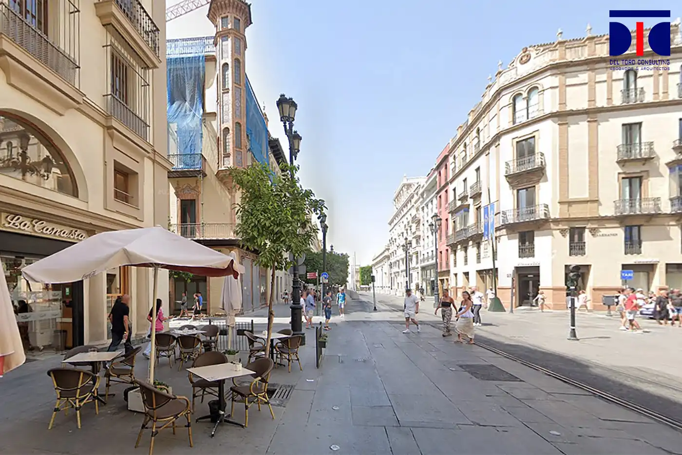Exterior view of Commercial properties for rent in Sevilla  with Air Conditioner and Heating
