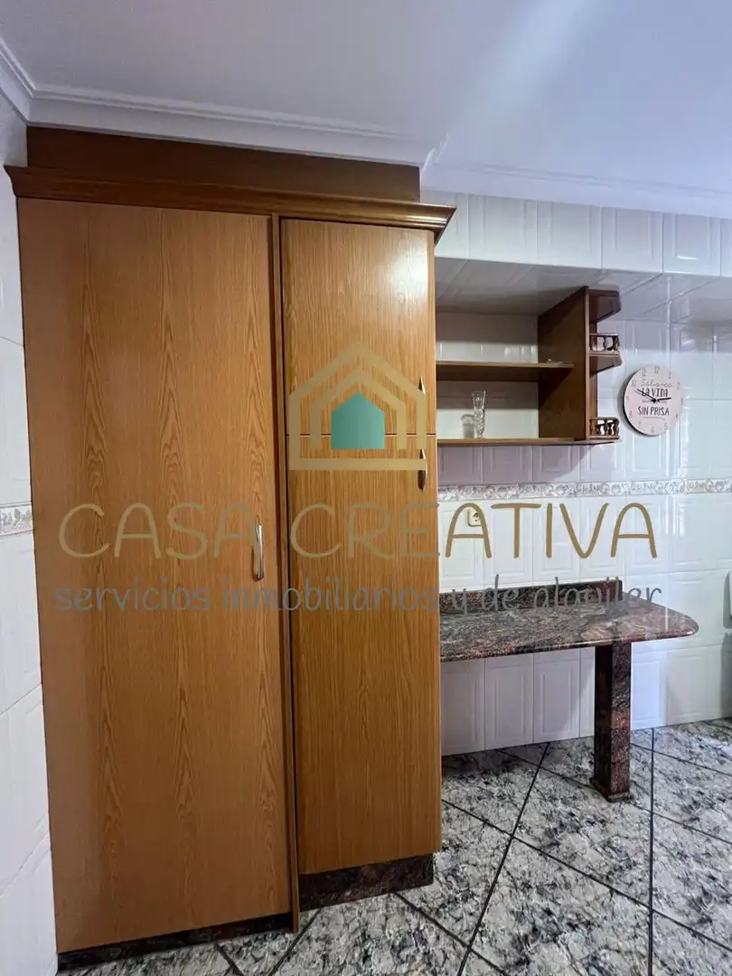 Kitchen of Flat for rent in Valencia  with Air Conditioner, Heating and Terrace