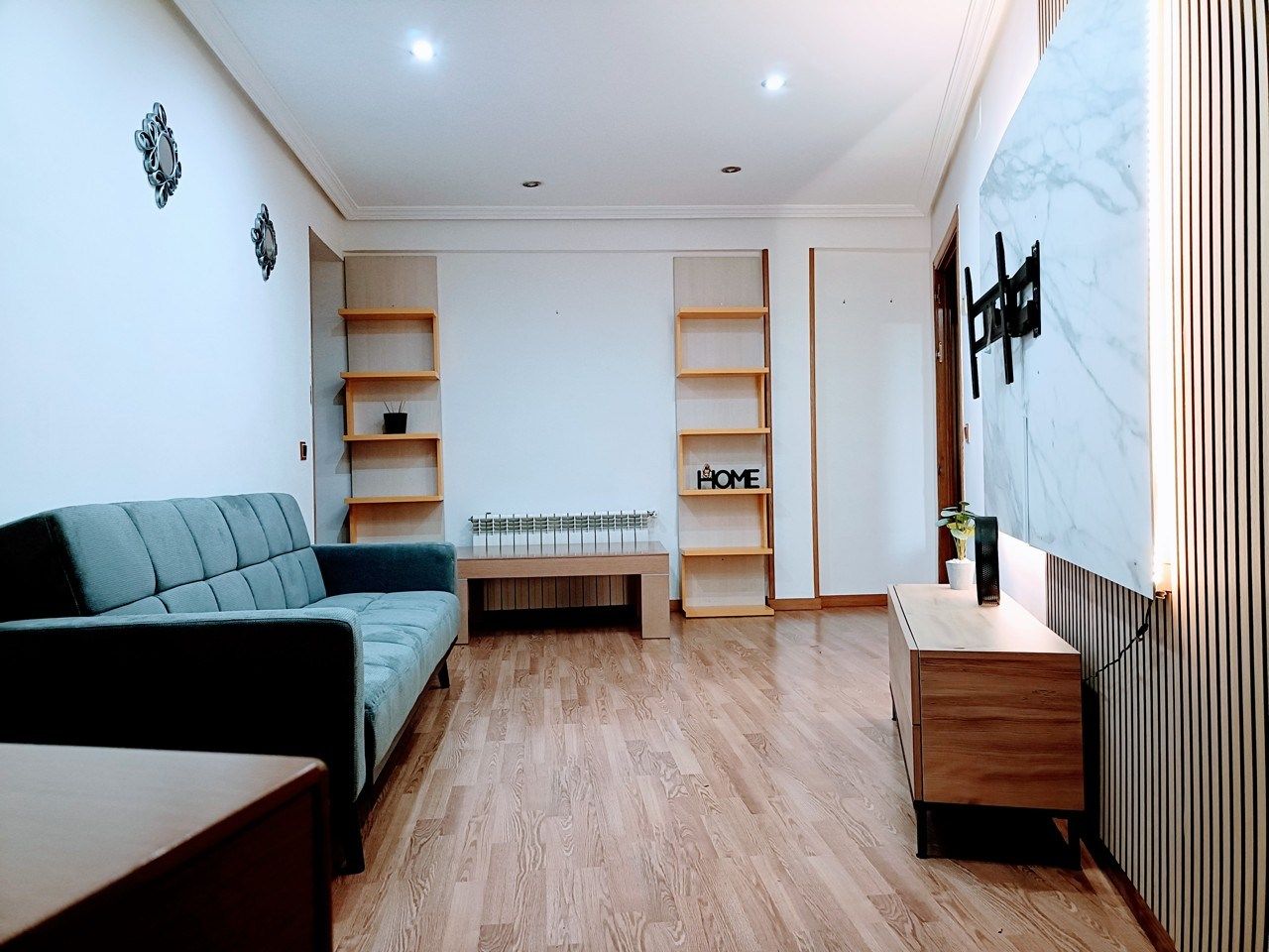 Sala d'estar de Pis de lloguer en  Madrid Capital amb Aire condicionat, Calefacció i Terrassa