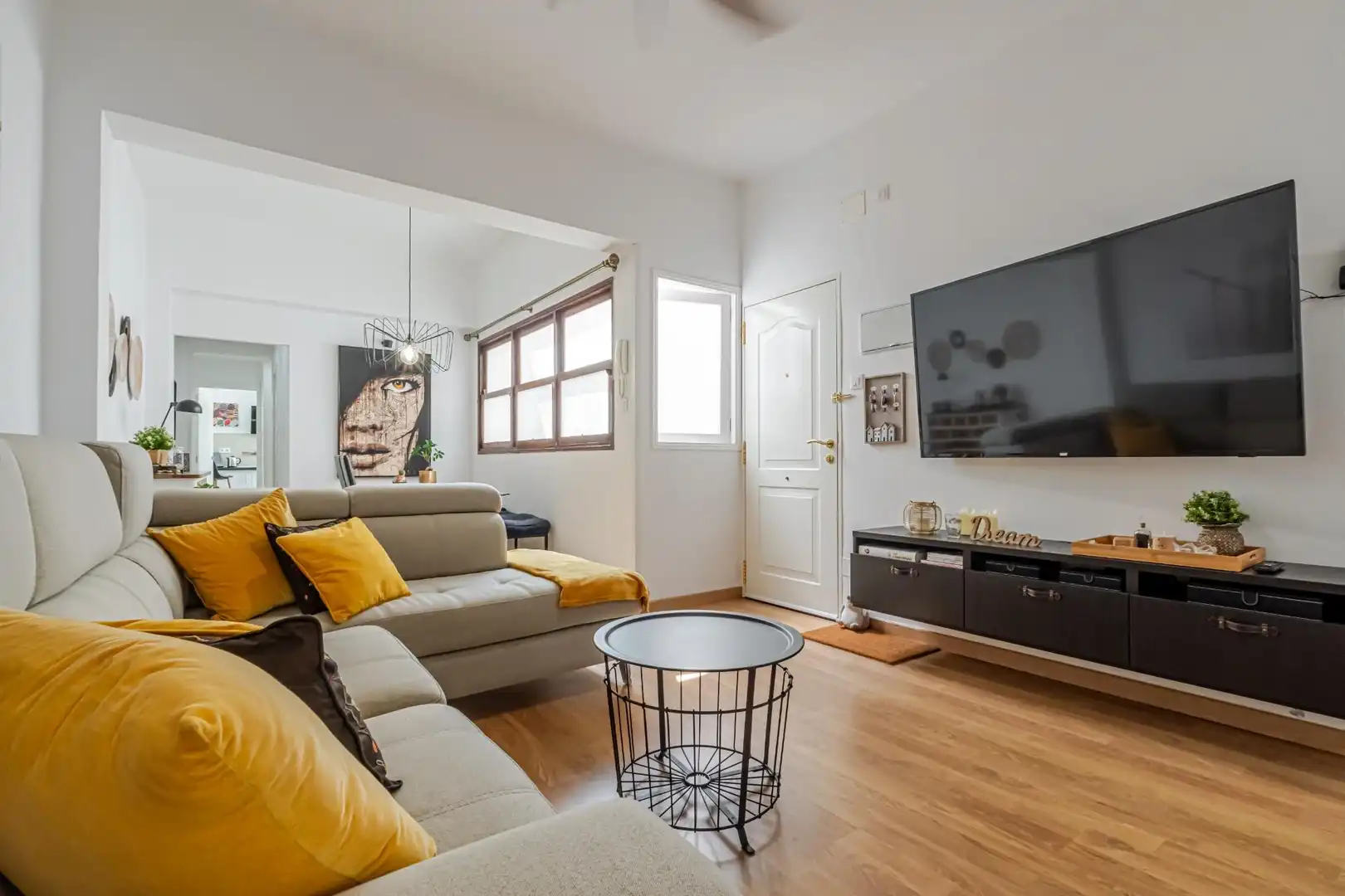 Wohnzimmer von Wohnung zum Verkauf in Las Palmas de Gran Canaria mit Parkett, Abstellraum und Möbliert