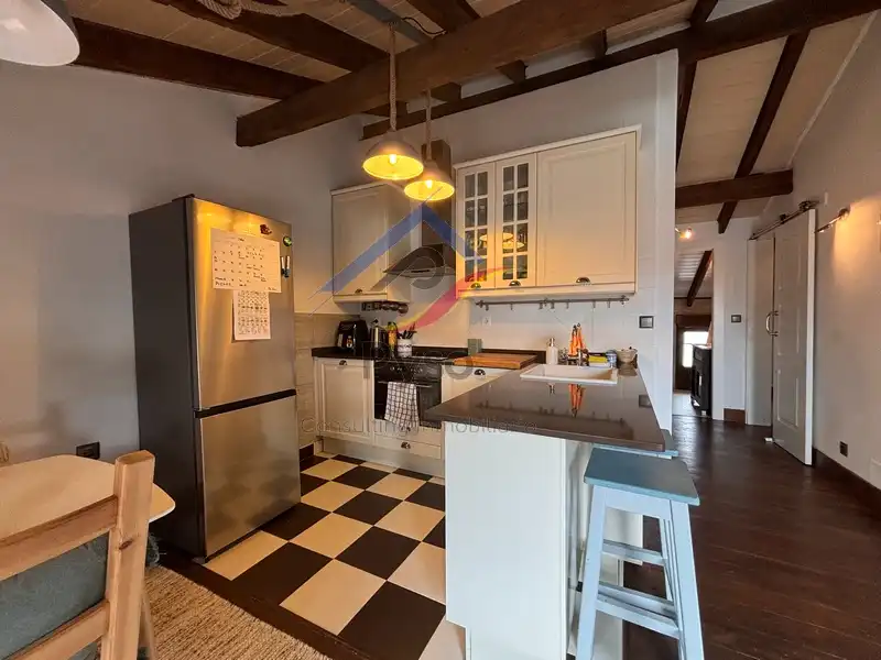 Cocina de Ático de alquiler en Santander con Calefacción, Amueblado y Horno