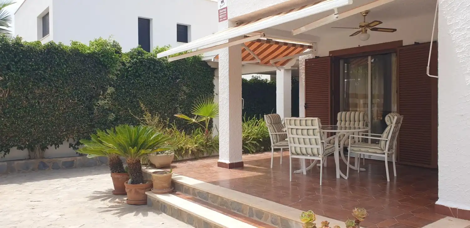 Terraza de Casa o chalet de alquiler en Cartagena con Aire acondicionado, Calefacción y Jardín privado
