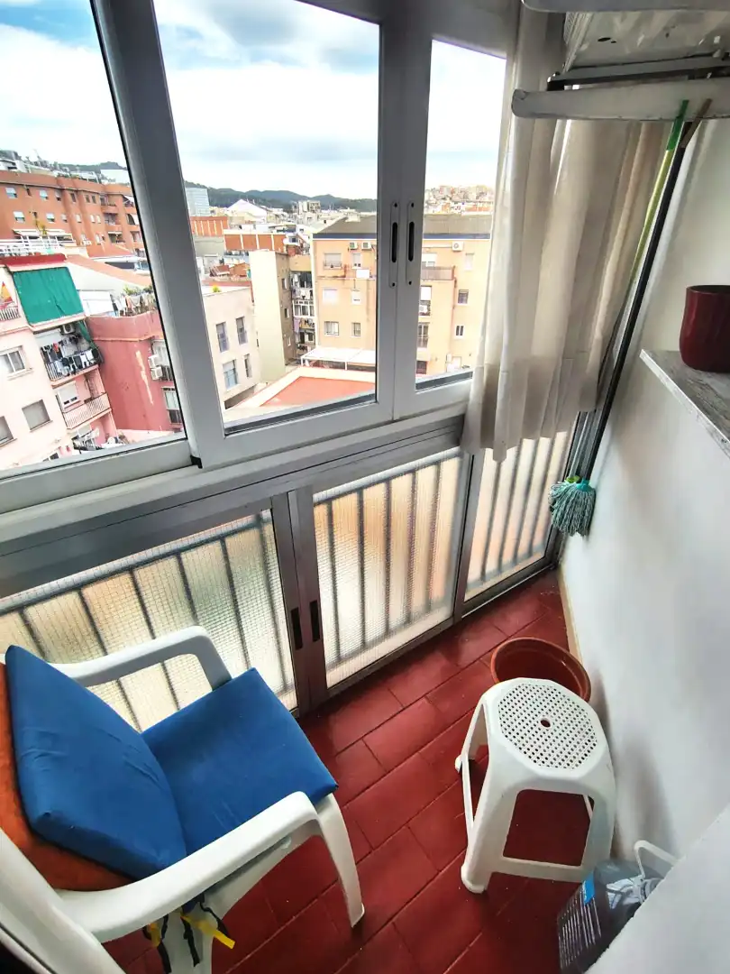 Balcony of Flat for sale in Santa Coloma de Gramenet  with Air Conditioner, Balcony and Alarm