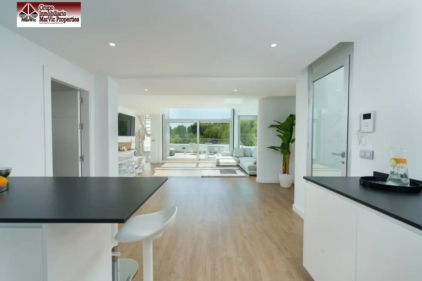 Cocina de Casa adosada en venta en Altea con Aire acondicionado, Calefacción y Terraza