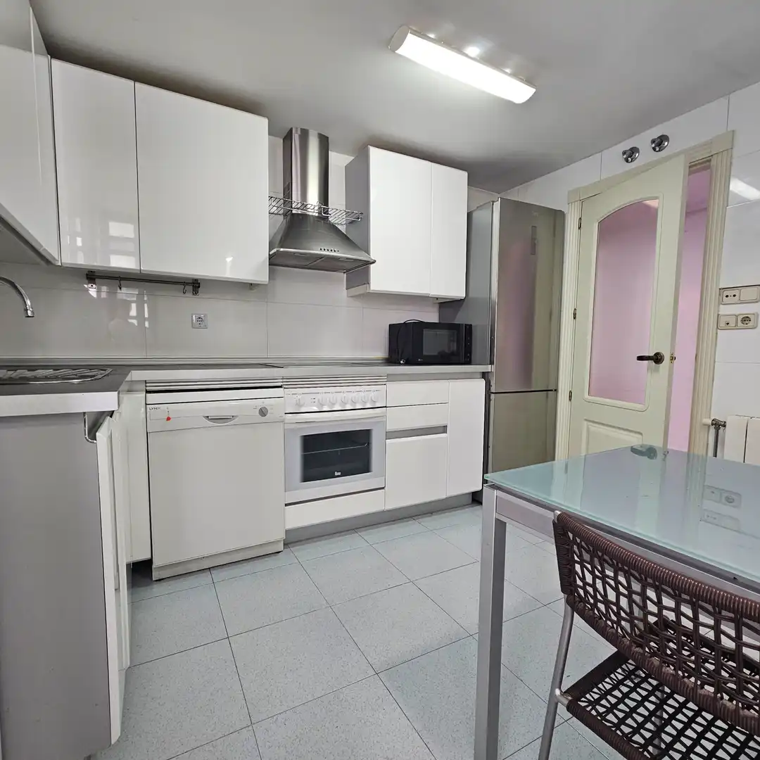 Kitchen of Flat for rent in Madrid  with Air Conditioner, Heating and Terrace