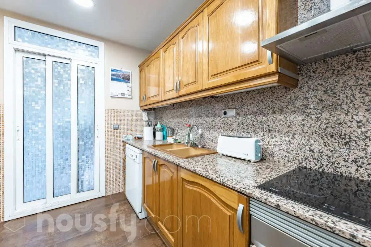 Kitchen of Flat for sale in Pallejà  with Air Conditioner, Heating and Balcony