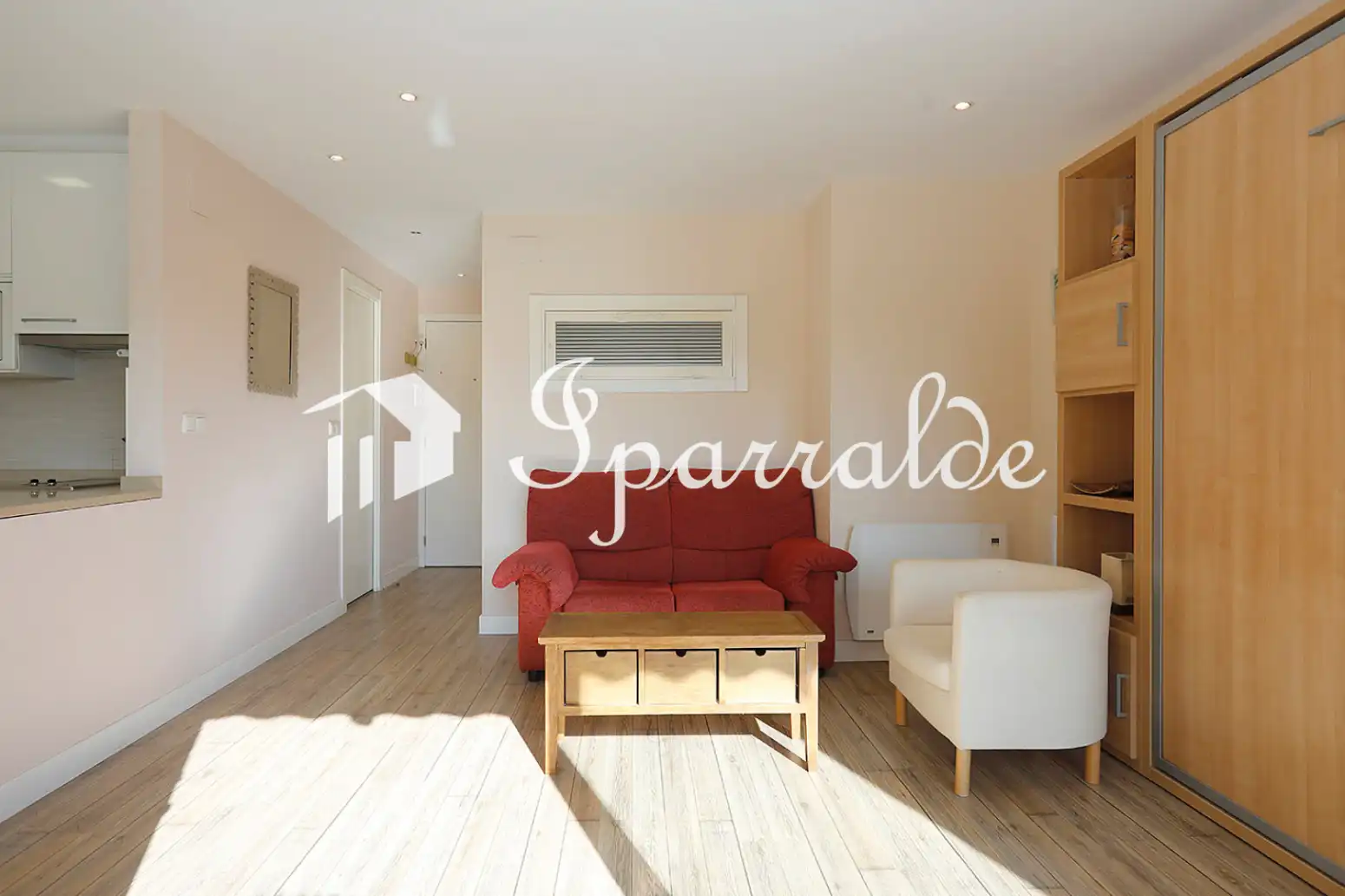 Sala de estar de Piso en venta en Biriatou con Calefacción, Parquet y Amueblado