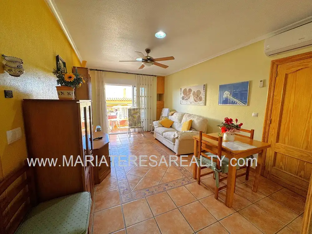 Sala de estar de Piso en venta en Los Alcázares con Aire acondicionado, Terraza y Trastero