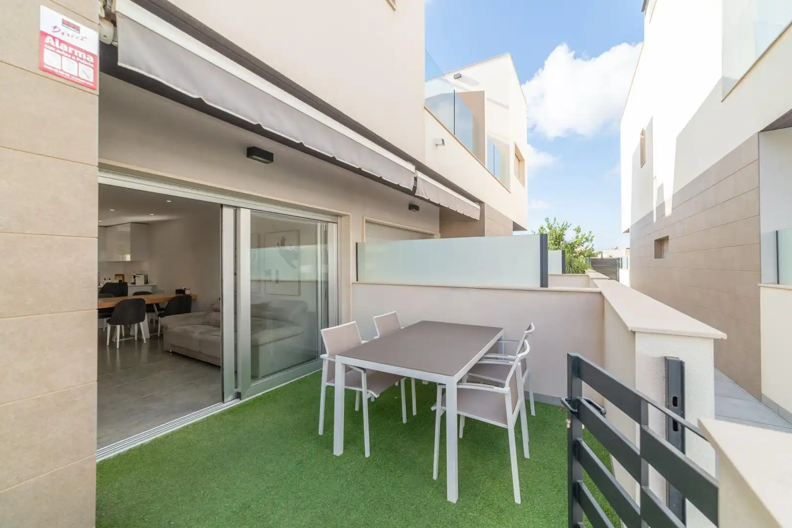 Terrassa de Casa adosada en venda en San Javier amb Aire condicionat, Jardí privat i Terrassa