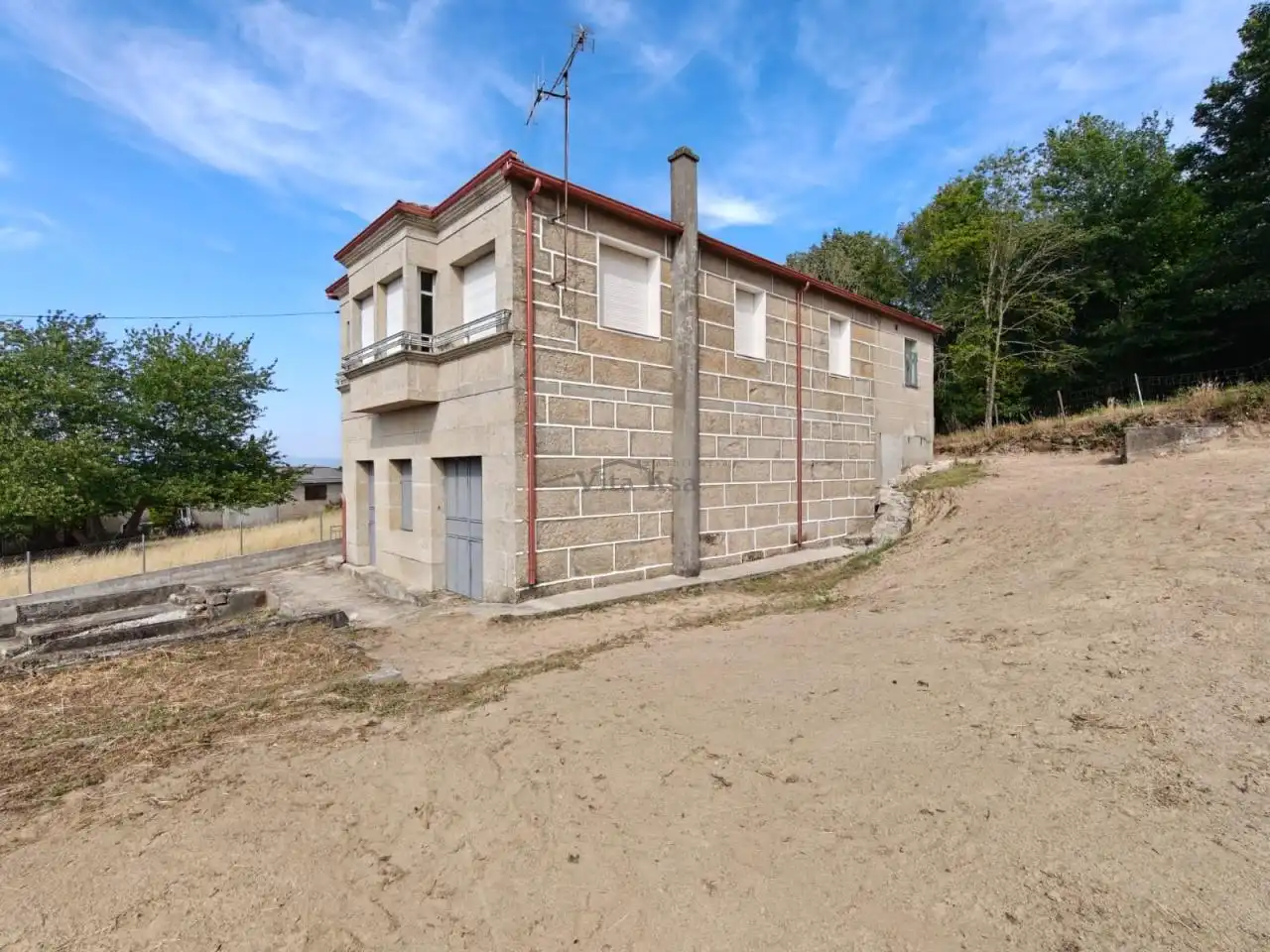 Vista exterior de Casa o xalet en venda en Allariz amb Calefacció, Jardí privat i Traster