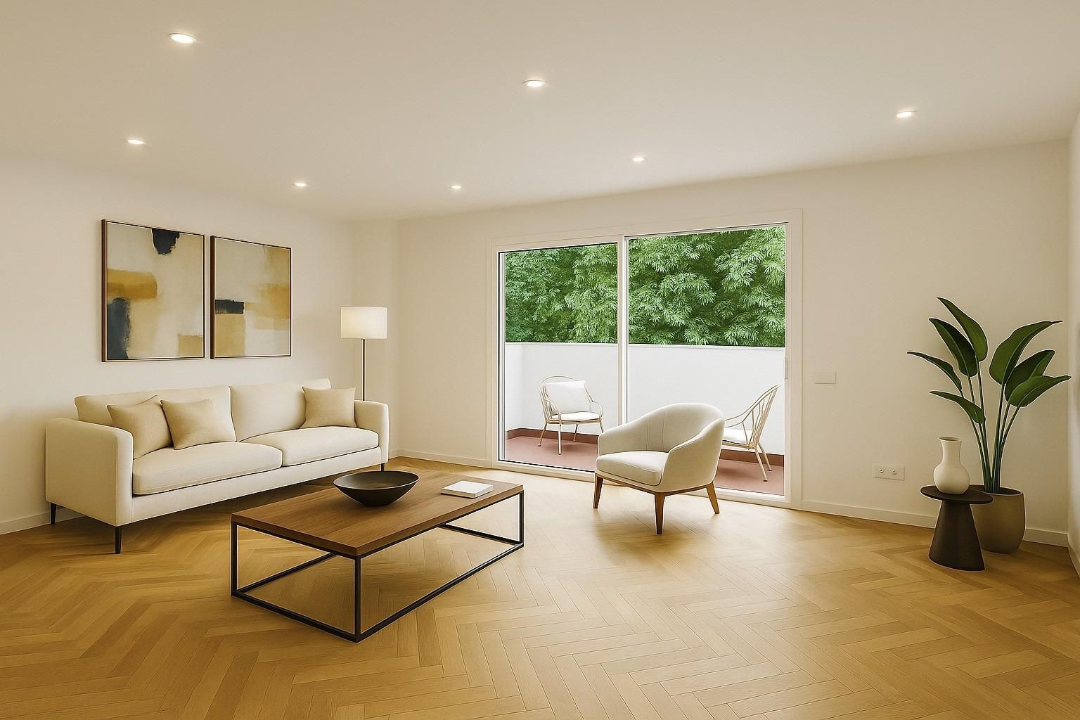 Living room of Flat for rent to own in Benalmádena  with Air Conditioner, Heating and Terrace