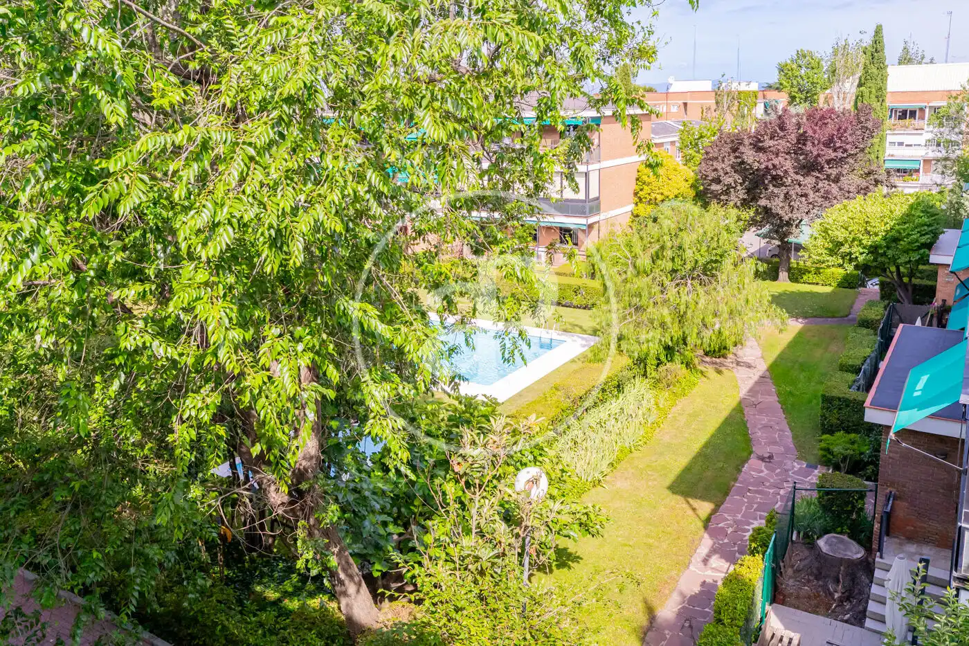 Jardín de Piso en venta en Madrid con Aire acondicionado, Calefacción y Terraza