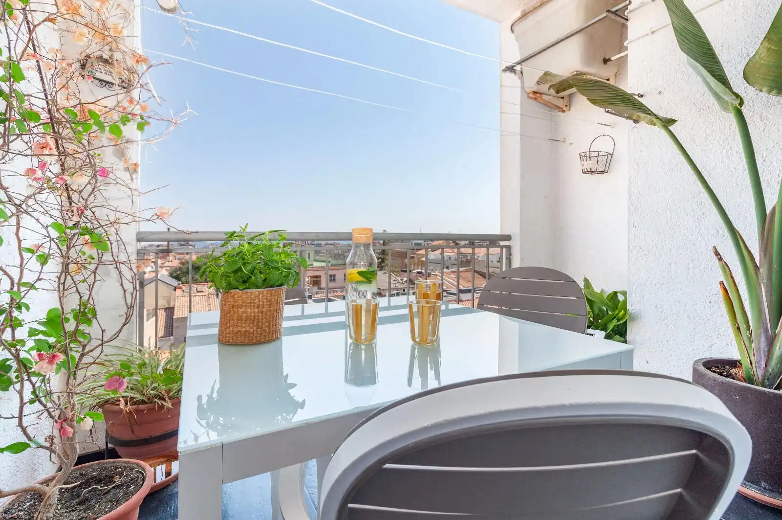 Terrasse von Wohnung zum Verkauf in Sabadell mit Heizung, Parkett und Terrasse