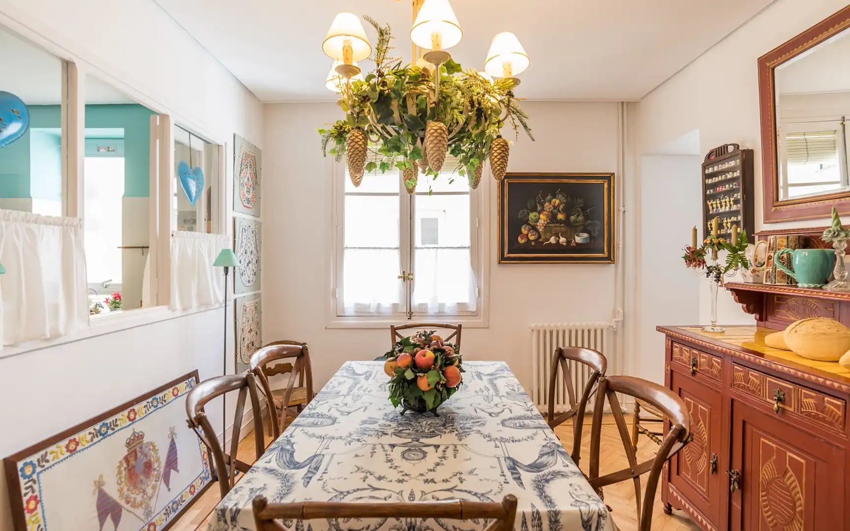 Dining room of Flat for sale in Madrid  with Air Conditioner, Heating and Private garden