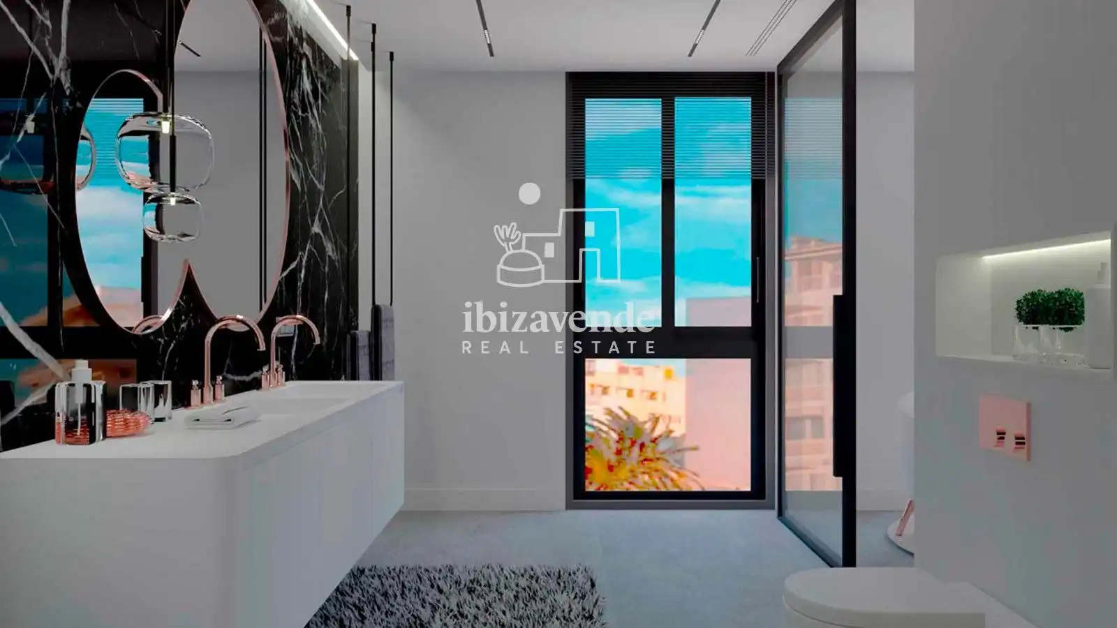 Bathroom of Attic for sale in Sant Antoni de Portmany  with Heating, Private garden and Terrace