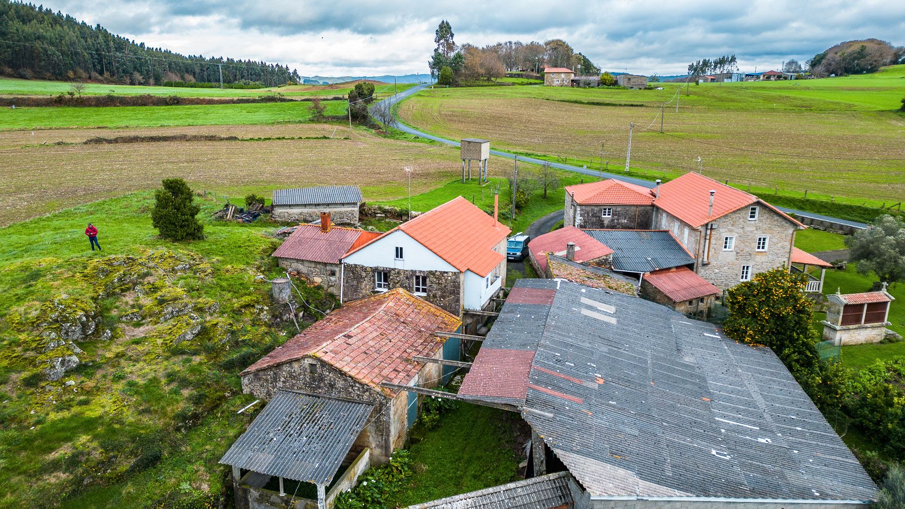 Vista exterior de Finca rústica en venta en Irixoa con Amueblado