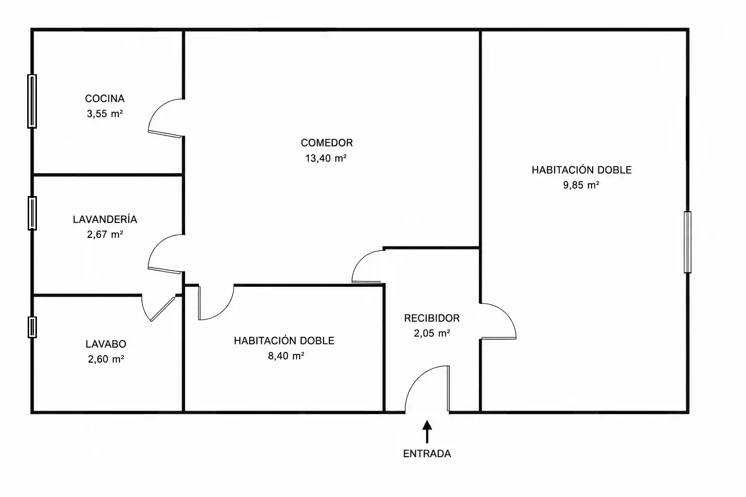 Piso en venta en L'Hospitalet de Llobregat con Amueblado, Horno y Lavadora