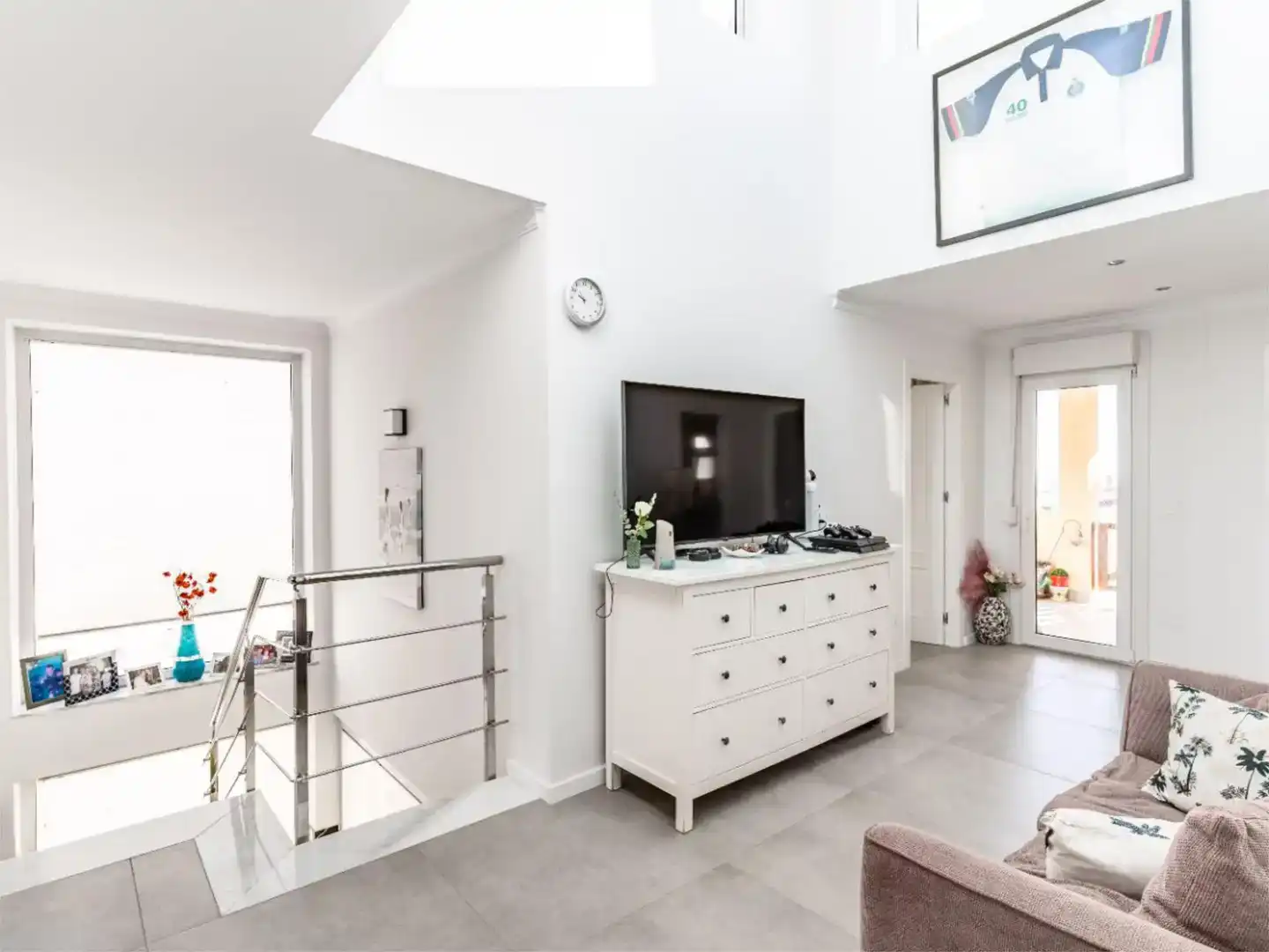 Sala de estar de Piso en venta en Garrucha con Aire acondicionado, Jardín privado y Trastero